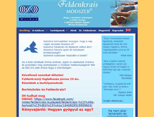 Tablet Screenshot of feldenkrais-budapest.hu